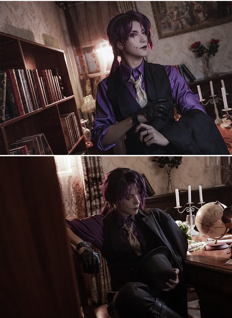 阴阳师魔都绮梦cosplay五式神八岐大蛇店长男西装cos服现货 全款现货