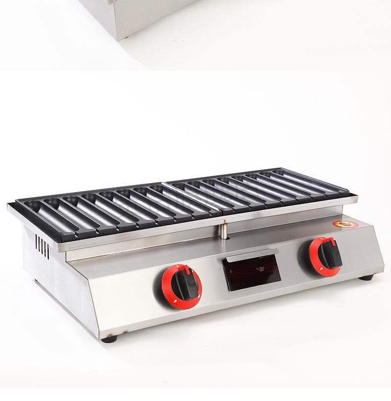 黄金脆皮烤肠机 黄金脆皮烤肠机摆摊商用燃气网红夜市烤淀粉肠机手工