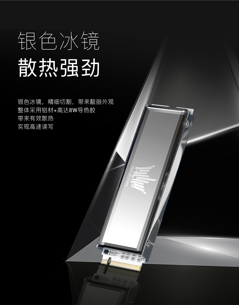 影驰galaxyhof名人堂ssd固态硬盘m2接口nvme协议pcie40硬盘hofpro20m