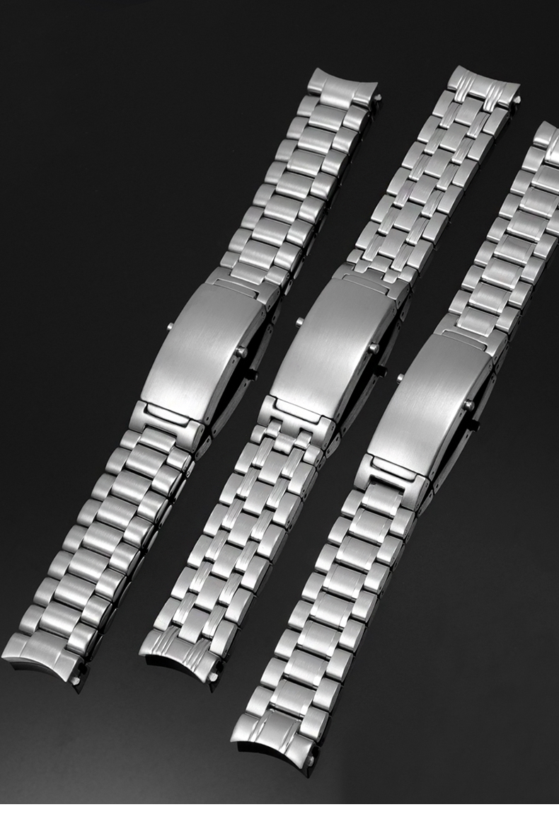 代用omega欧米茄钢带新海马300天文台海洋宇宙600手表带实心精钢表带