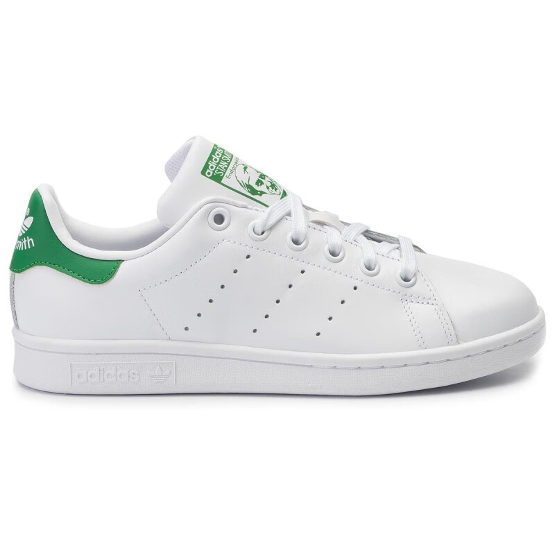 阿迪达斯(adidas)三叶草stan smith 史密斯经典小白鞋绿尾运动休闲