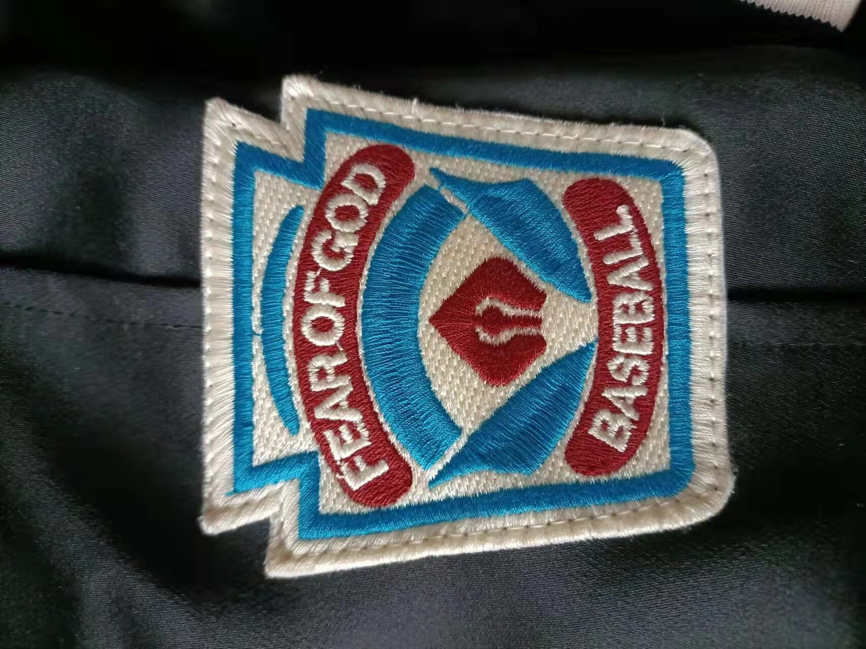 现货fear of god fog第五季袖章徽章高街夹克棒球服外套男女潮厚 黑色