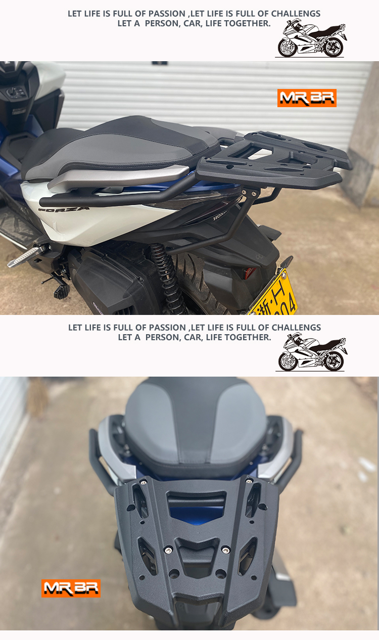 2021新车适配本田佛沙forza350尾架nss350靠背垫夏德尾箱架改装配件