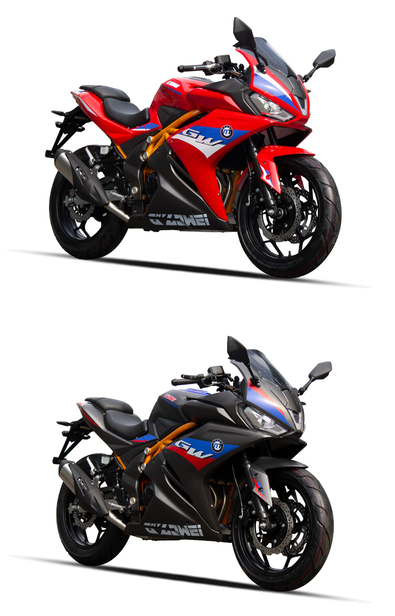 全新h6国四电喷摩托车跑车200单缸风冷趴赛街车机车整车可上牌定金