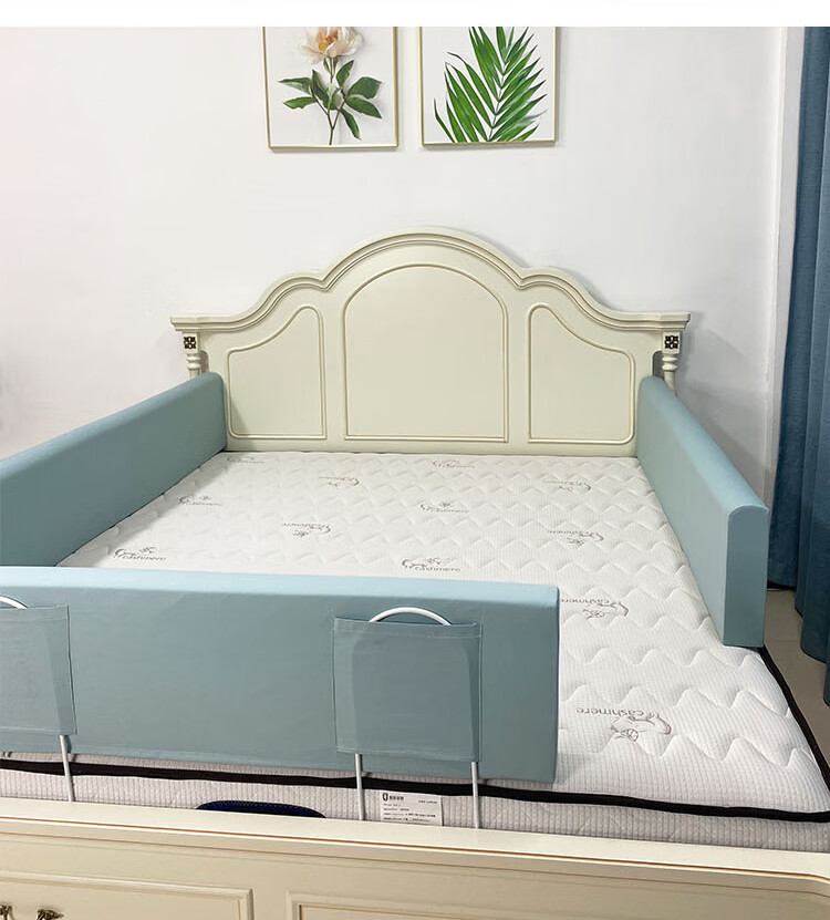 婴儿防护栏床边围栏两面床围栏婴儿宝宝儿童防掉防摔单边防护栏挡板