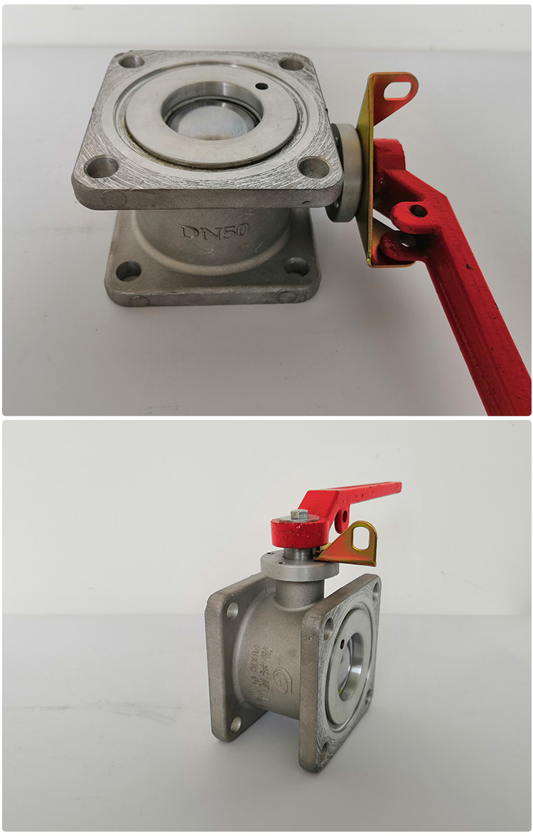 卸油阀阳端阴端单向阀球阀圆法兰单向球阀油罐车铝合金球阀 1.