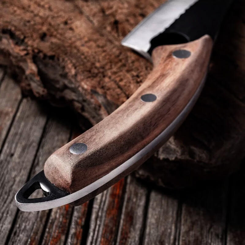 星腾 加厚锻打剔骨切分割肉屠宰刀小型弯刀家用钼钒小菜刀户外开片杀