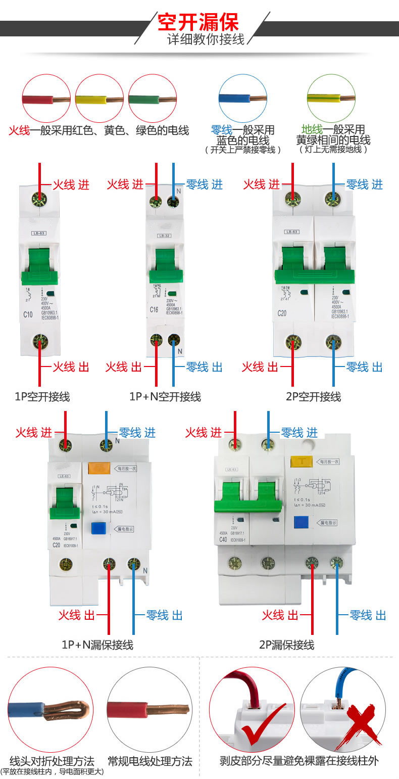 漏保上面的参数图解图片