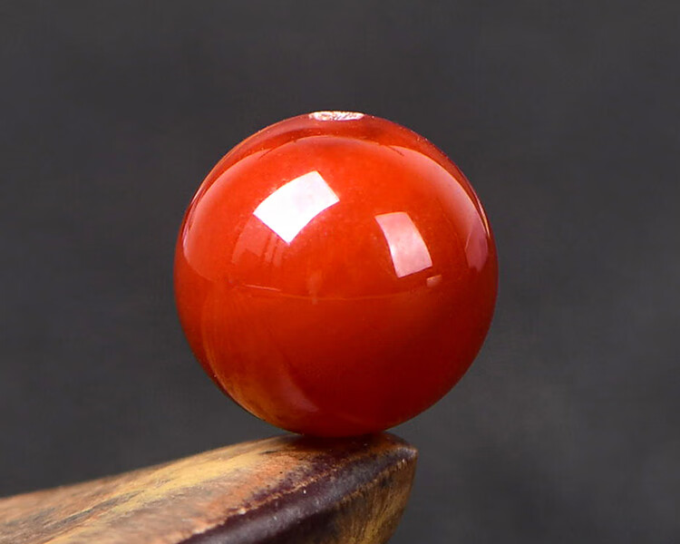 南红单珠 7a天然川料满肉南红玛瑙散珠子diy水晶手工饰品串珠配件材料