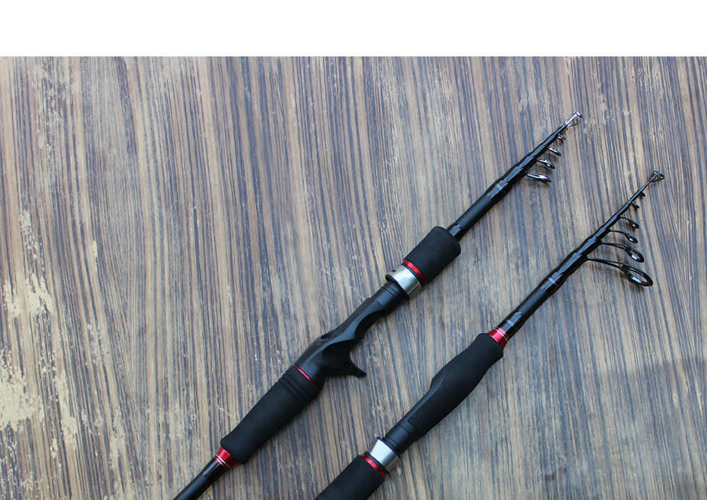7米碳素便携式鱼竿 枪柄 1.9米(猎鲨路亚竿)