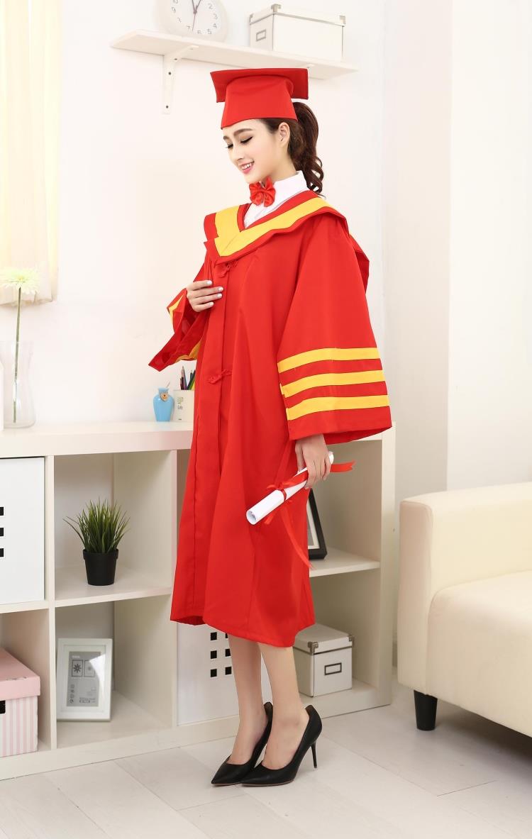 导师博士服 博士服学士服硕士导师校长服大学博士生毕业wn 导师服白色