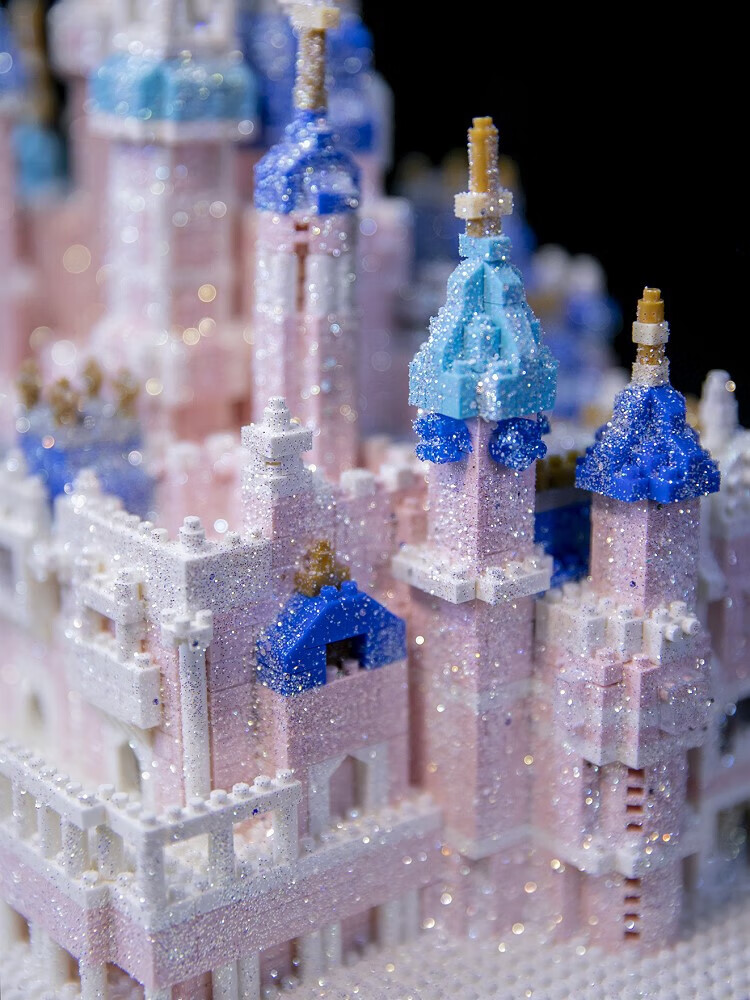 乐高lego旗舰公主城堡积木女成年高难度玩具粉色梦幻迪士尼立体拼装