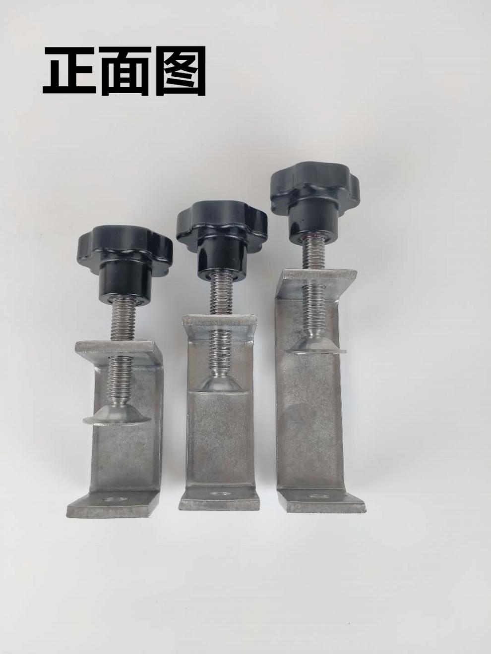 不锈钢304钢梁夹子老虎卡子c型夹 u型夹卡箍抱箍固定稳固可定制 红色