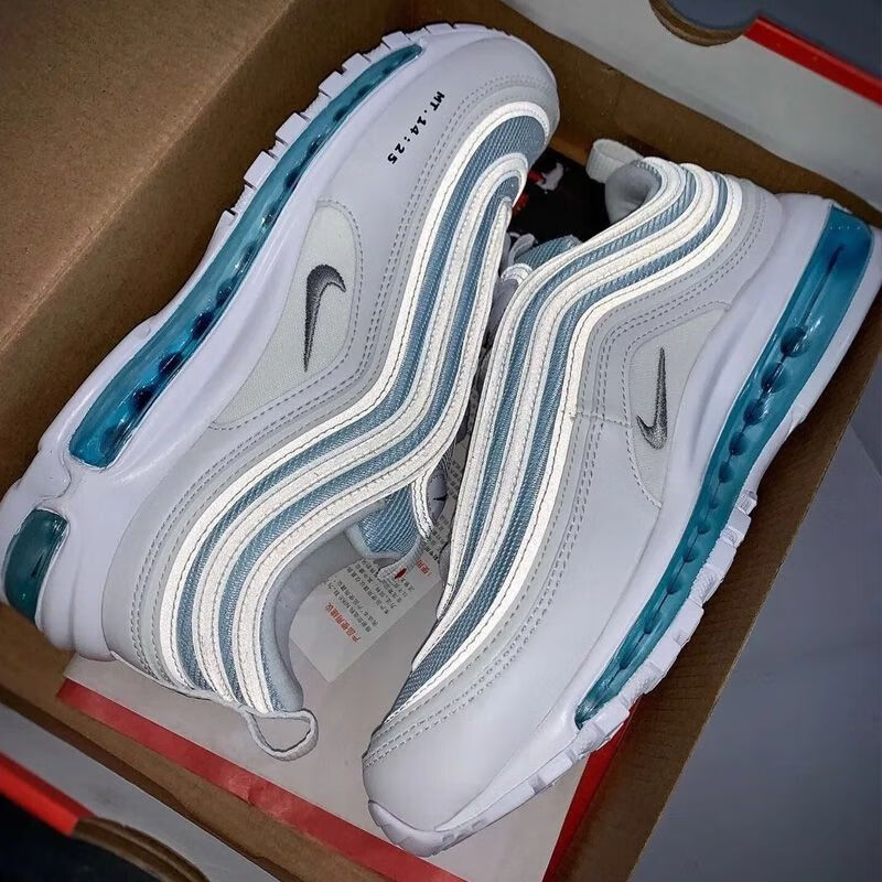 纯原max97银子弹头3m反光运动鞋圣水男女全掌气垫跑步鞋 伦敦限定 36