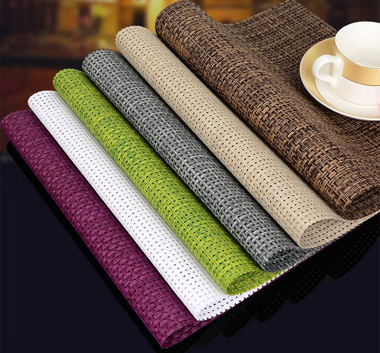 春光岛西餐垫隔热垫餐桌垫欧式日式餐布pvc杯垫碗垫餐具垫盘垫田字格