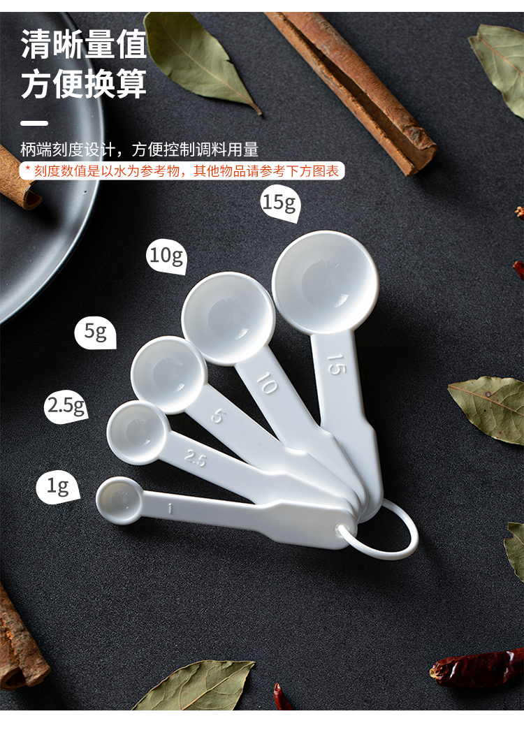 日本量勺厨房克数勺量杯刻度婴儿奶粉咖啡勺子家用称量勺量杯烘焙量勺