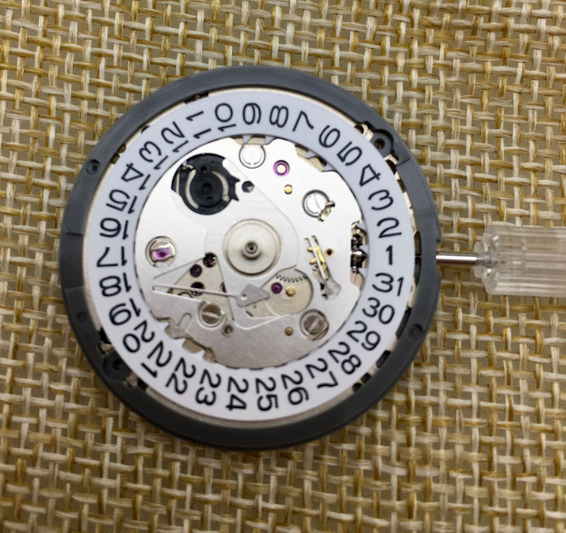 手表配件日本全新 nh36a机芯 全自动机械机芯 nh35单历机芯黑色 nh35a