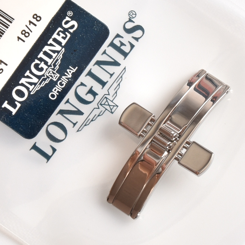 浪琴表带原装浪琴钢带扣 原装嘉岚l4209瑰丽805律雅860名匠男女表带蝴