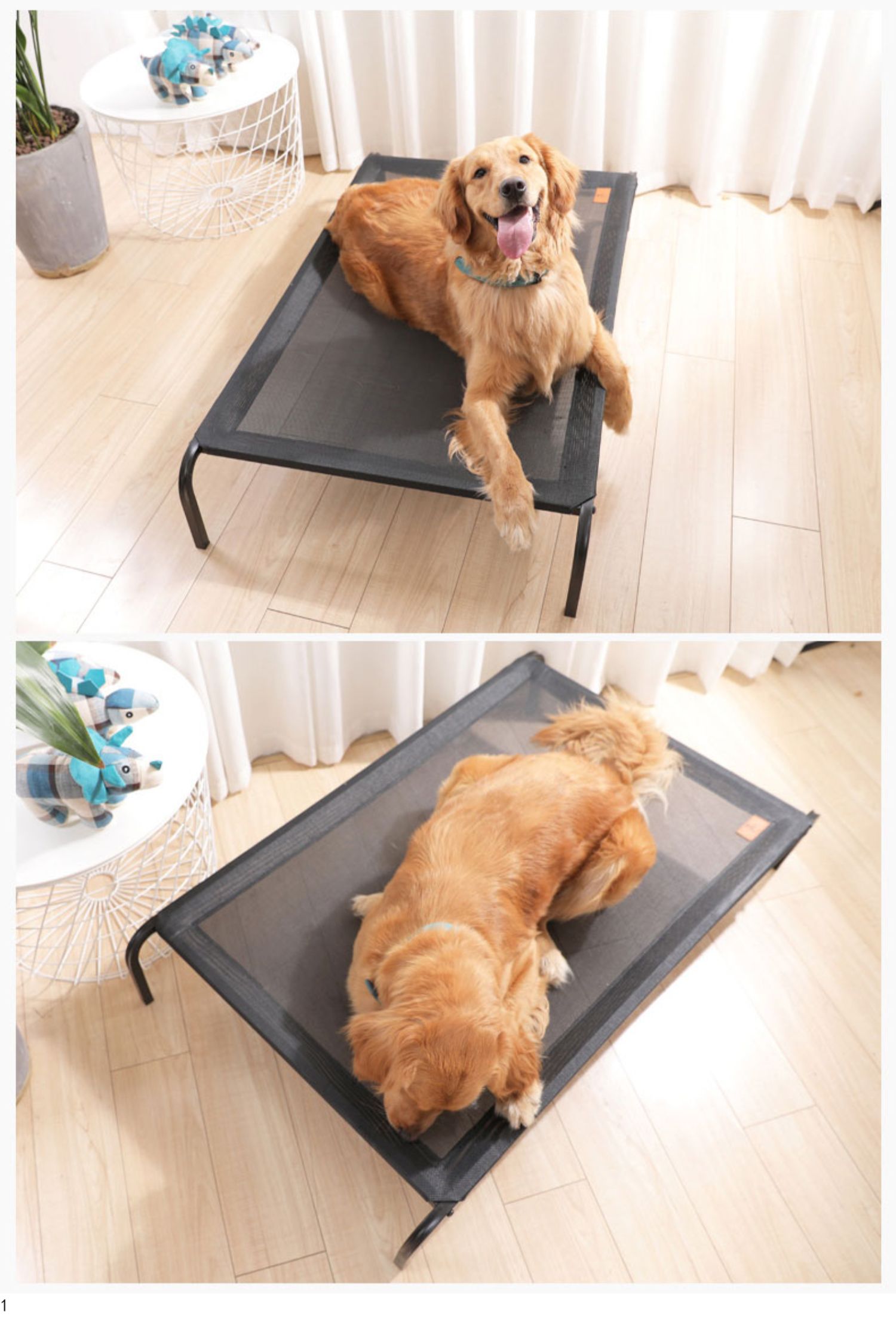 宠物狗窝夏季可折叠行军床狗狗行军床离地狗窝夏天夏季可拆洗耐咬防