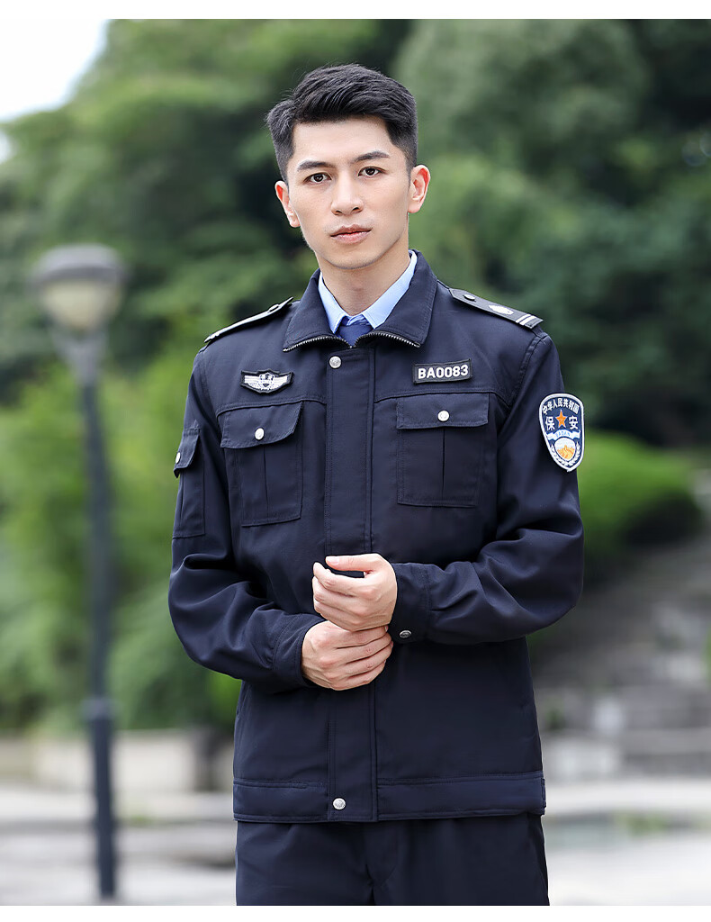 正规警察夹克制服图片