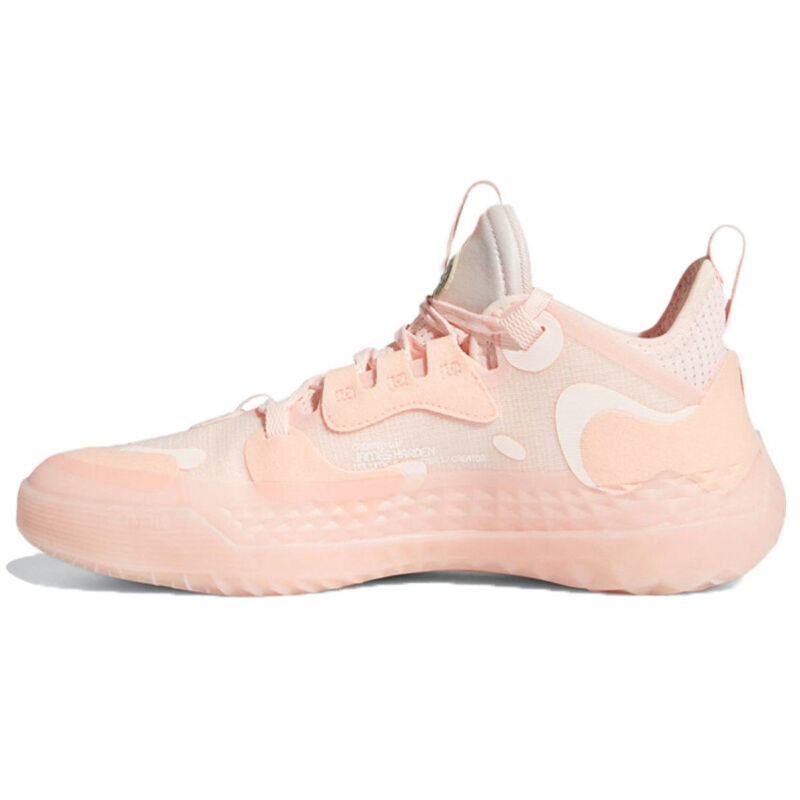 哈登5男子中帮篮球鞋hardenvol5糖果色粉色缓震实战靴哈登5米白品质44