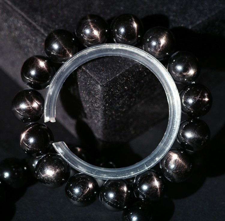 时乾古埃及天然金运石手链金猫眼十字眼效应能量石手串强聚财高品质金