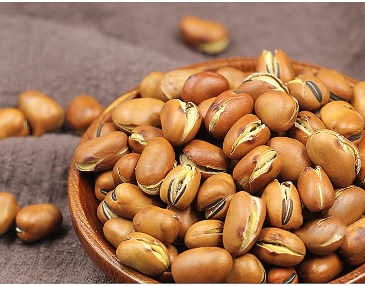 炒胡豆四川特产农家手工原味散装货蚕豆零食怀旧干老式沙胡豆5斤装