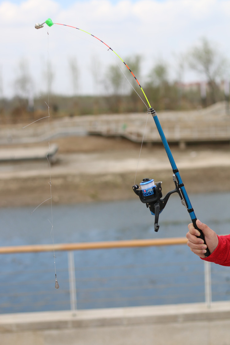 碳素软尾彩色灵敏小矶竿海竿矶钓竿钓鱼竿套装筏钓竿软尾21米裸竿只有