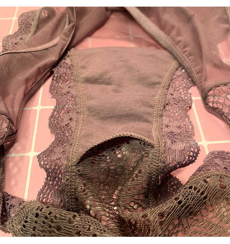 恒源祥欧美镂空无痕舒适透明性感诱惑女士少妇时尚蕾丝内裤女三角中