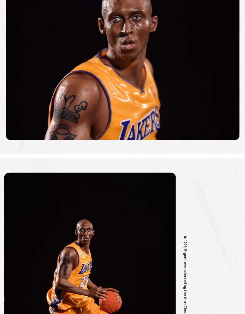 猛仕将科比nba篮球科比纪念品黑曼巴湖人kobe摆件模型国产人偶周边送