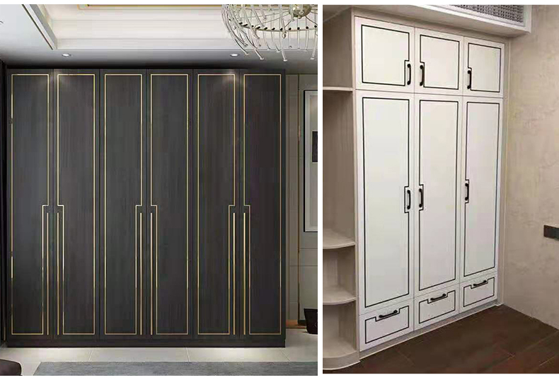 铜条过门条铝合金型装修柜门压条嵌入式衣柜金属装饰条背景钛金形压边