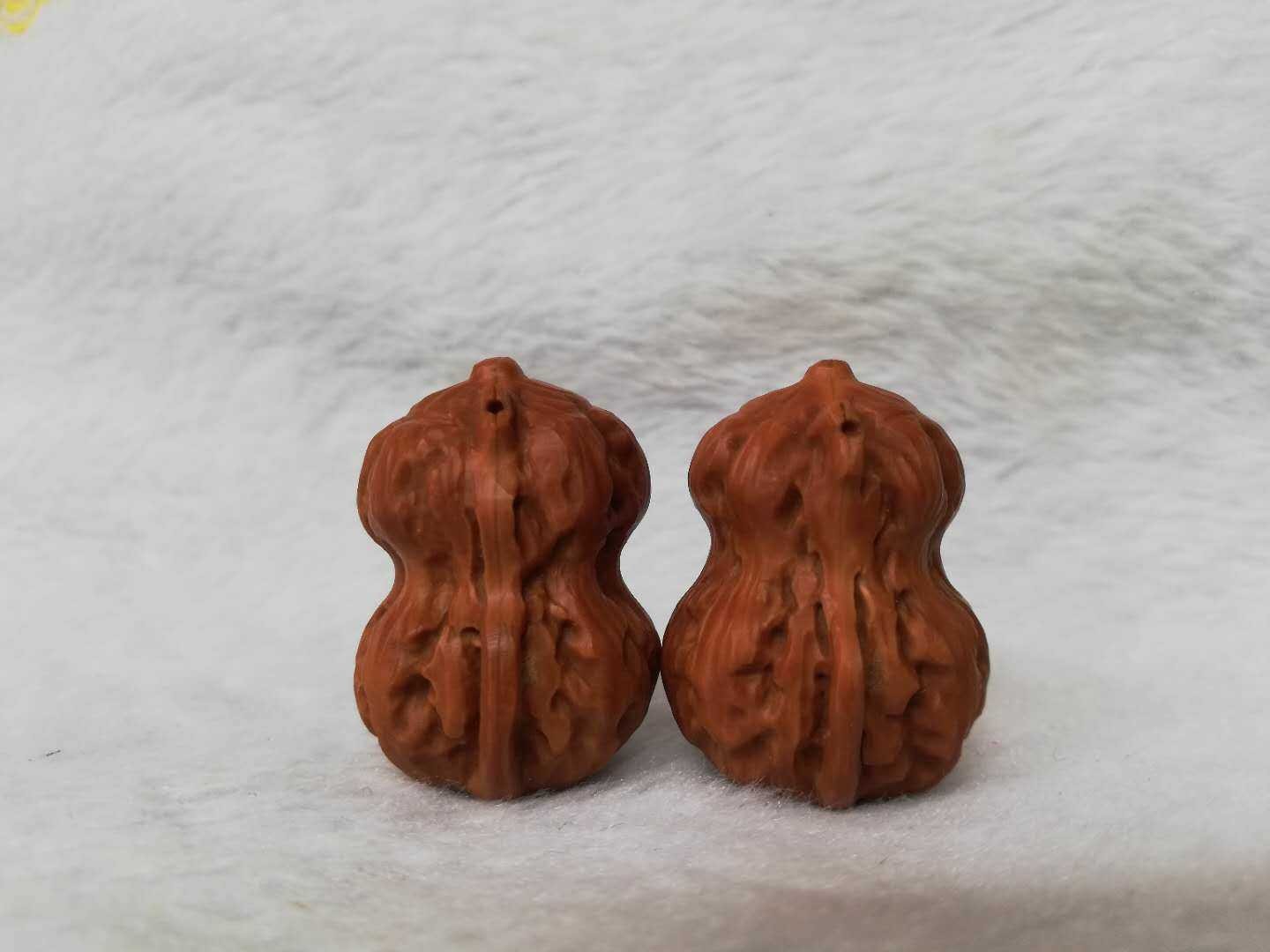 森洲 文玩核桃异形小鸟鸳鸯花生雕刻把把壶手撵手把件手持手串脖挂散