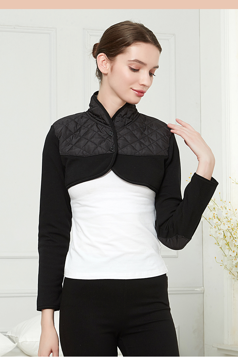 维能护肩颈椎坎肩睡觉保暖防寒防冻秋冬加厚男女护肩膀套中老年披肩服