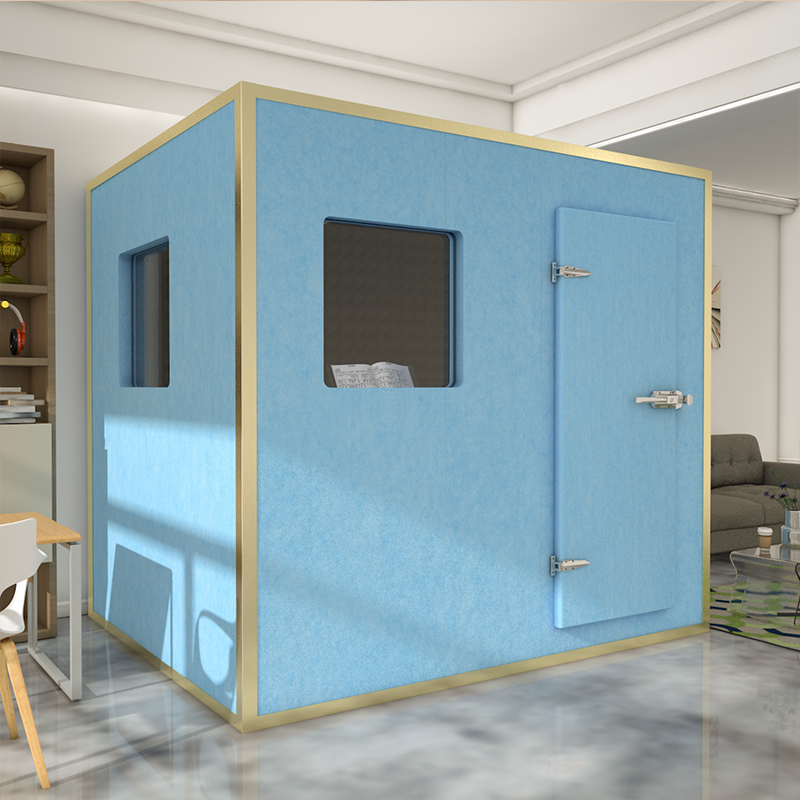 移动录音棚隔音直播间唱歌练琴房可拆卸鼓房隔音房隔音棚室内 3x3x2.