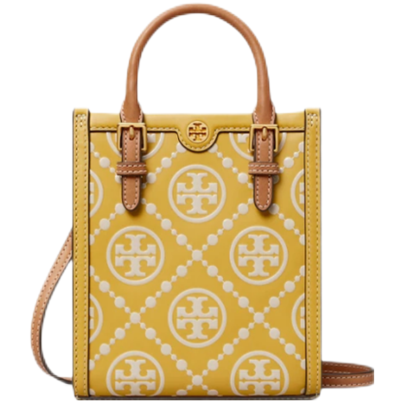 toryburch汤丽柏琦tb女包tmonogram压纹迷你手提包女士经典款迷你托特