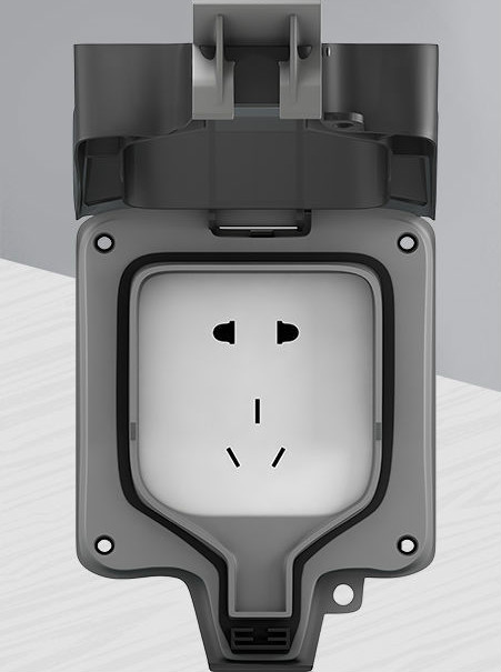 户外防水插座室外86型明装防雨露天防溅盒开关电源插座接线盒浴室