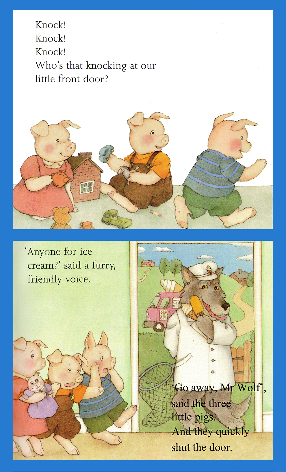 走开野狼先生 廖彩杏书单 英文原版绘本商品介绍go away mr wolf 启蒙