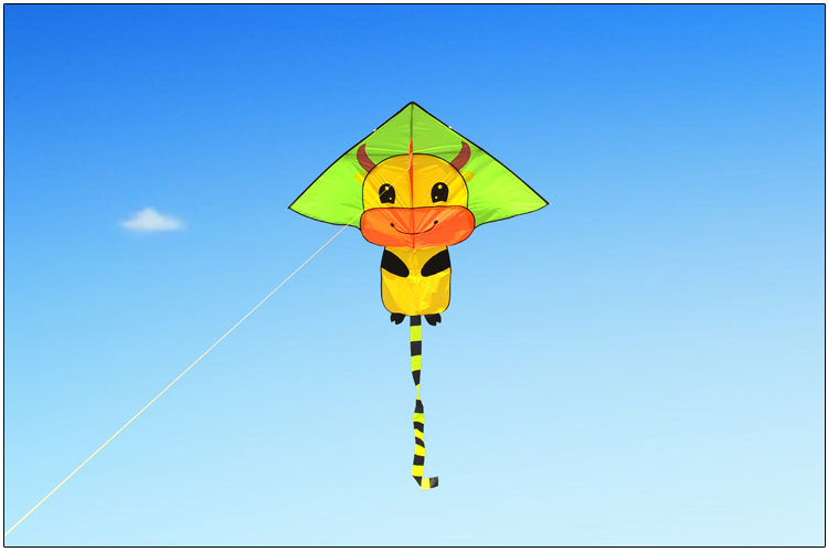 年新款金牛风筝鸢缘牛气冲天风筝微风好飞儿童风筝潍坊风筝牛转乾坤