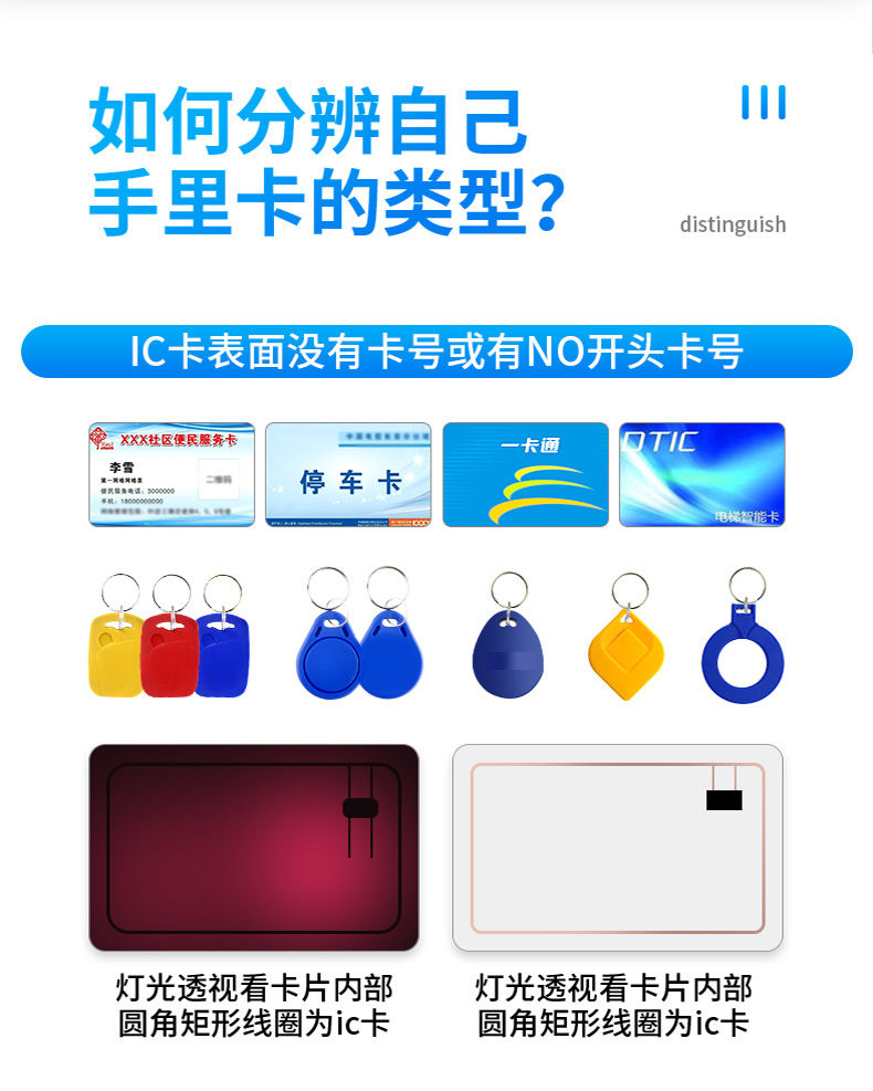 手机nfc门禁卡贴超薄手机ic卡空白id卡复制小区cuid电梯卡贴片id手机