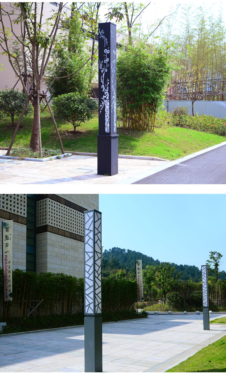 igiftfire方形景观灯柱小区路灯庭院灯户外防水3米室外绿化3米250的方