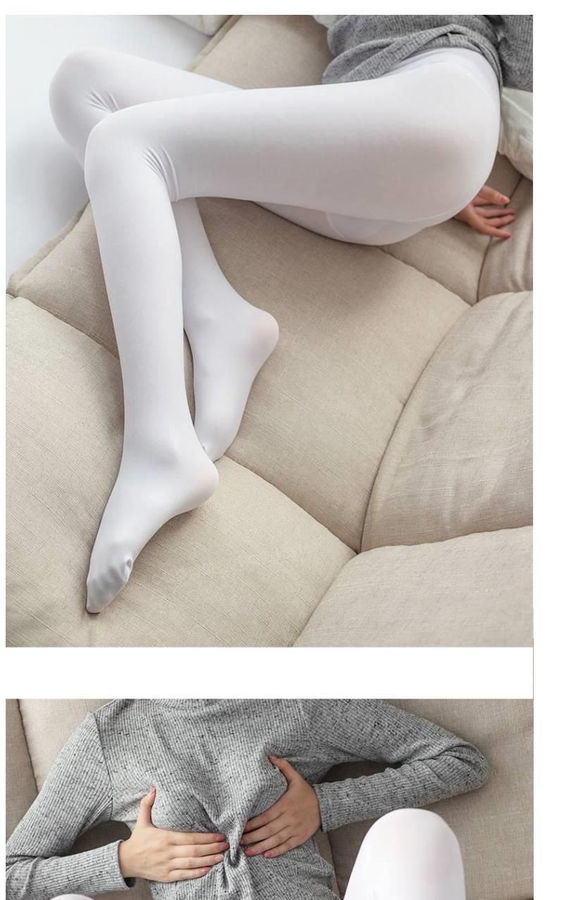 日系白色cos丝袜女男连裤袜120d不透肉丝袜春夏新款 肤色 连裤袜