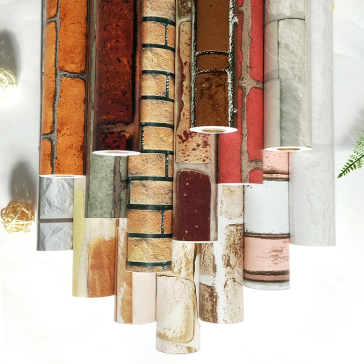 砖块带胶墙纸宿舍ins森系自粘壁纸寝室男大学生北欧风性冷淡日系海盗