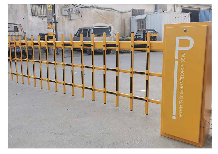 道闸栅栏杆小区大门栏杆停车场起落杆门铝合金栅栏式八角杆挡车杆