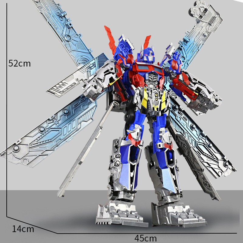 金剛天火擎天柱帶車廂大號機器人汽車 天火擎天(帶馬甲可合體)【圖片