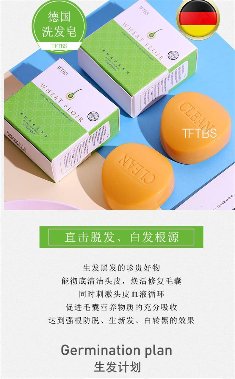 【官方】德国tftbs茶麸滋养洗发皂tftbs洗发皂植物茶麸洗发皂 1盒装