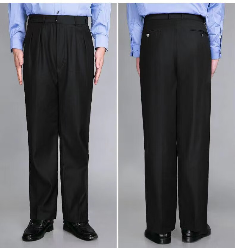 春夏执勤裤薄款男女保安秋冬治安春秋西裤腰围可调节工作裤子安保裤