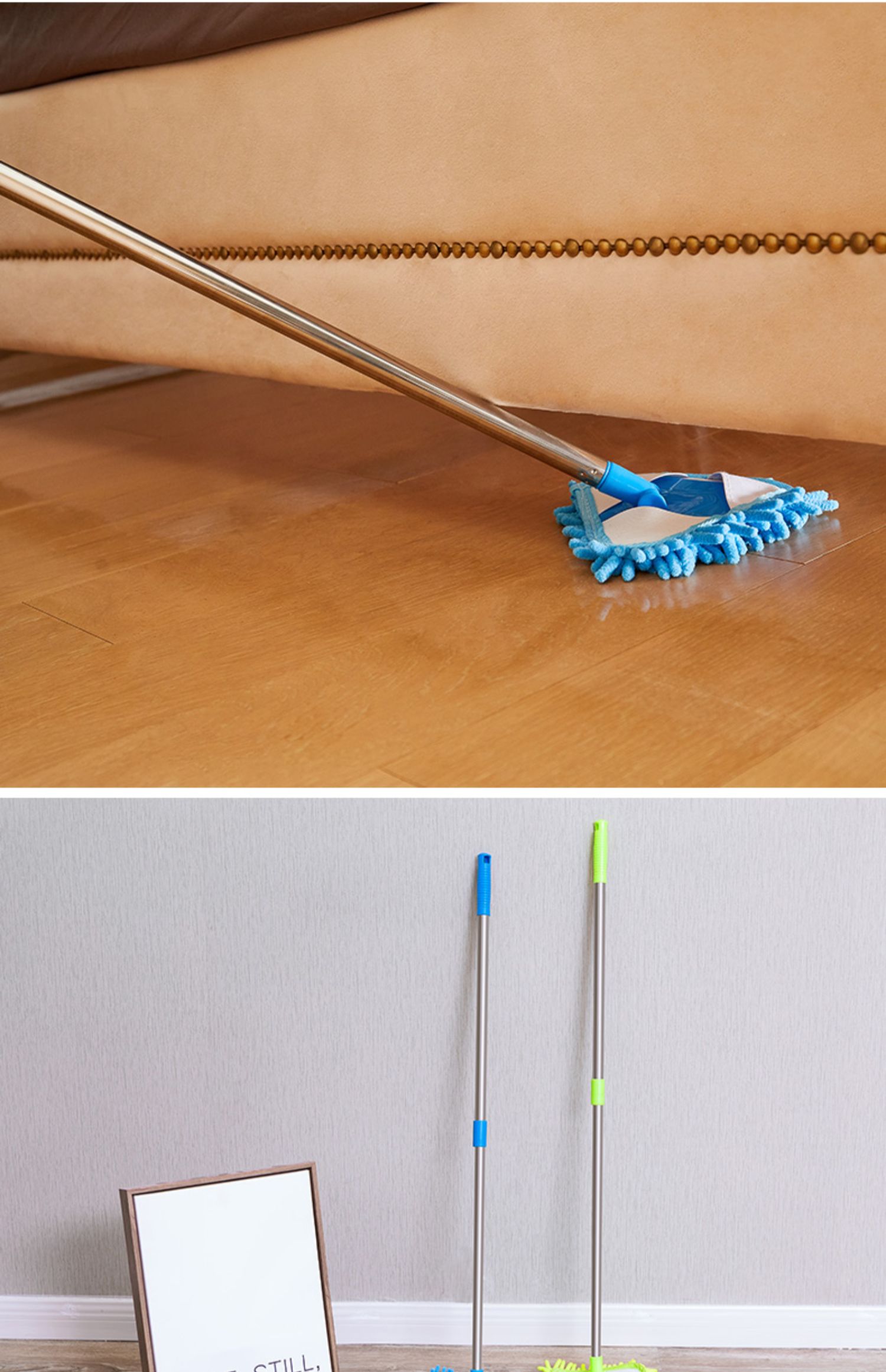 万能三角小拖把360度三角小拖把干湿两用可伸缩家用天花板清洁神器