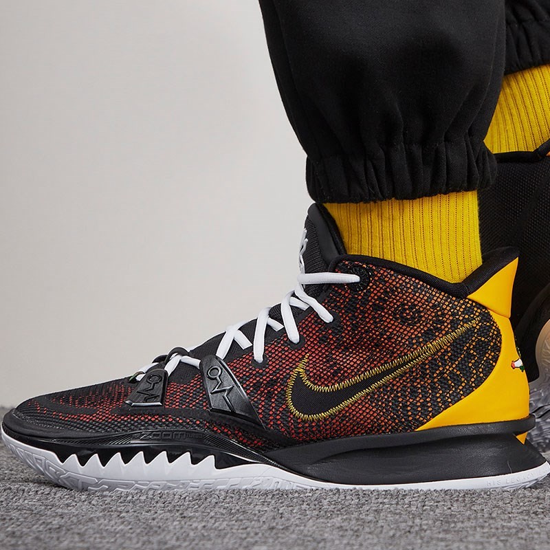 nike耐克男女鞋kyrie7欧文7造物主黑白黑蓝运动篮球鞋cq9327400dc05