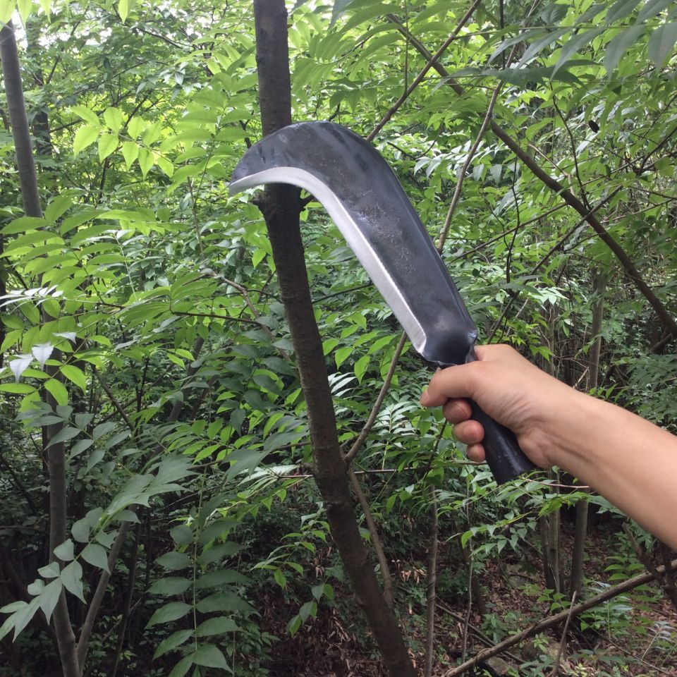 树刀伐木刀劈柴刀家用开路破竹刀手工农用老式柴刀户外丛林山刀卫亮