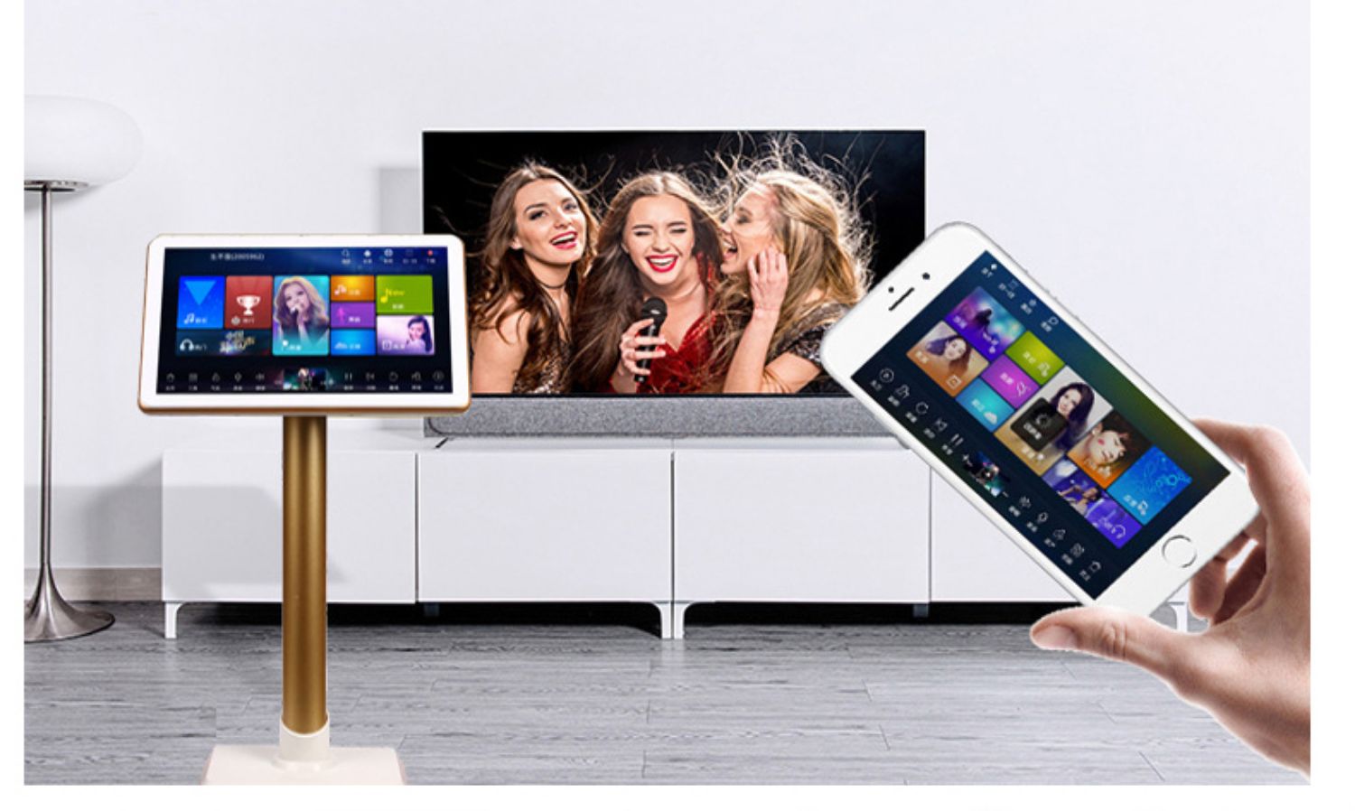 长虹k6家庭ktv音响套装家用k歌一体机点歌机电视卡拉ok功放卡包音箱